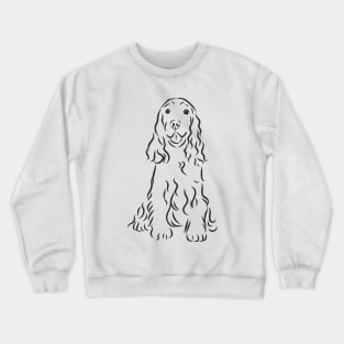 spaniel smile Crewneck Sweatshirt